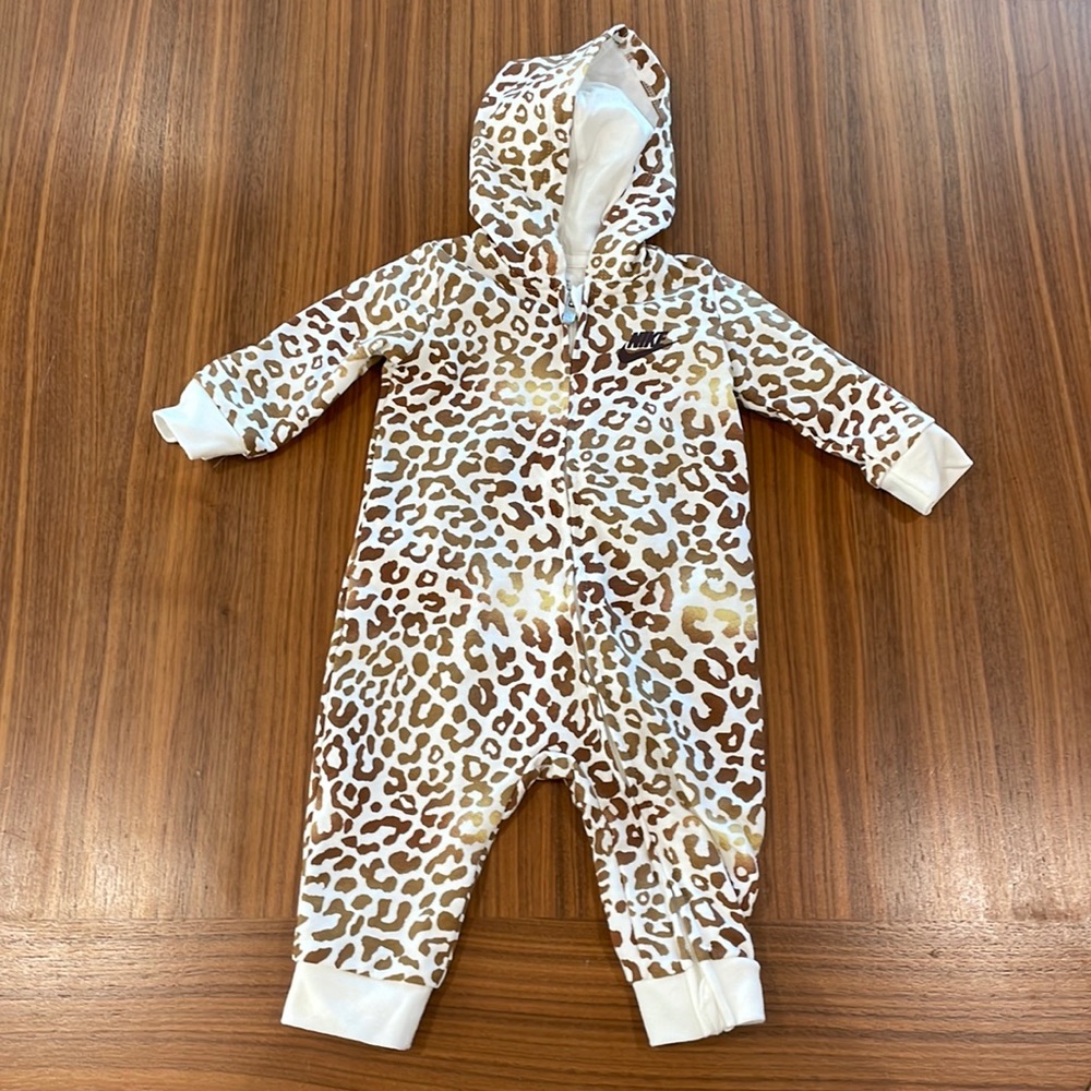 Nike Baby Animal Print Zipper Coverall Gender neutral